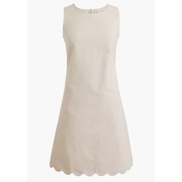 New J.Crew Scalloped shift dress - Picture 1 of 4